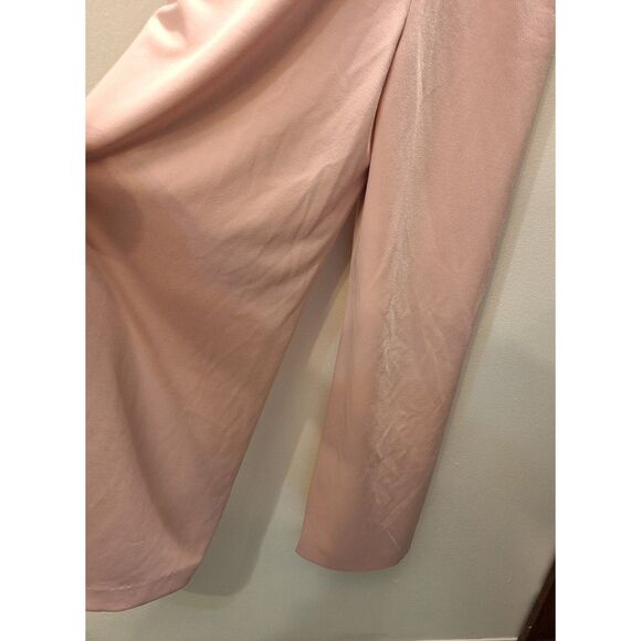 PRESTON & YORK Petal Pink Kayla Wide Leg Jumpsuit Women Size 10 Wedding Career - Picture 7 of 8